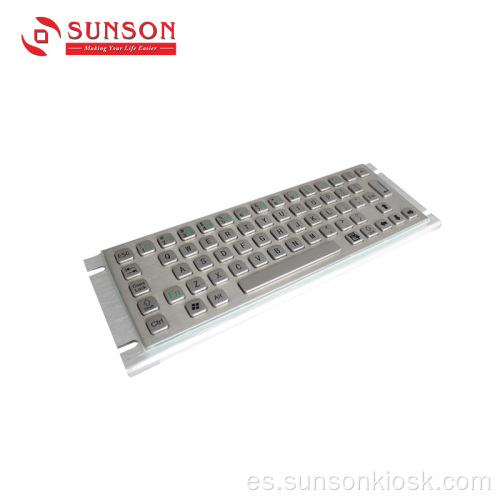 Teclado de metal Diebold para quiosco de información